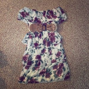 Strapless summer dress